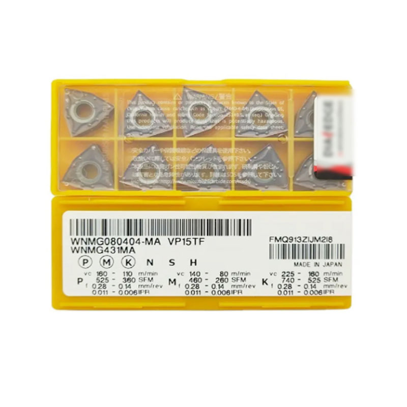 Mitsubishis Hot Sale Cemented Tungsten Carbide Cutting Insert Wnmg080404/8-Ma Vp15TF CNC Inserts