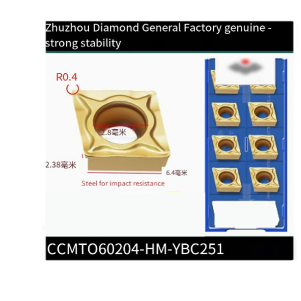 Low Price Hand Tool Ccmt060204-Hm Ybc251 CNC Zcc Carbide Inserts