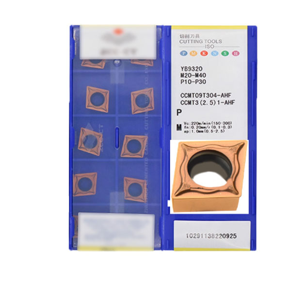ISO Lathe Tungsten Blade Inserts Ccmt09t304-Ahf Yb9320