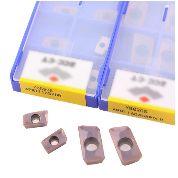 High Quality China Made Square Shoulder Milling Cutter Inserts Ampt160408pder Ybg205