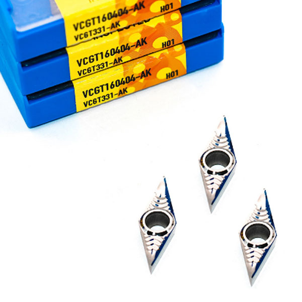 Uncoated Carbide Inserts Processing Cast Iron Copper Aluminum Vcgt160404-Ak H01