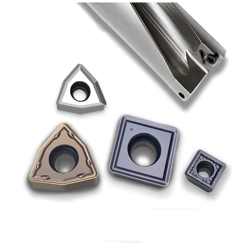 Sp/Wc Inserts for U-Drill: High-Speed Violent Drilling on Square/Triangle Steel, Stainless Steel & Aluminum with Water Jet