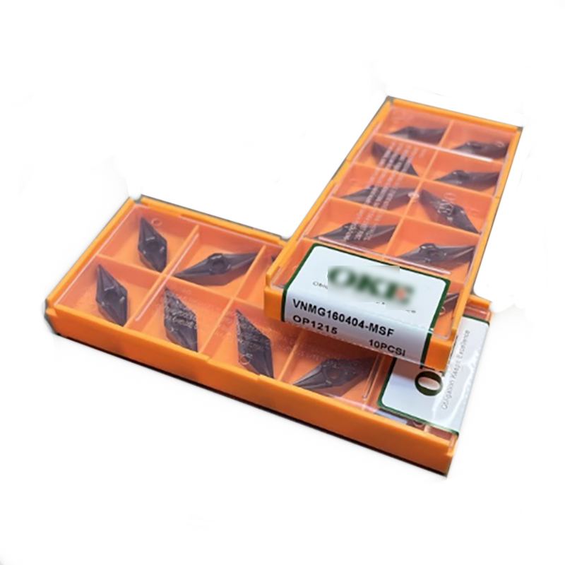 High Wear-Resistant Carbide Turning Inserts External CNC Cutting Tools Vnmg160404 Msf Op1215