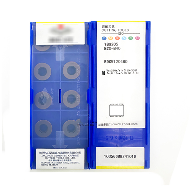 Diamond CNC Round Milling Insert Rdkw10t3mo1204 Ybg205 202 302 Stainless Steel R5r6