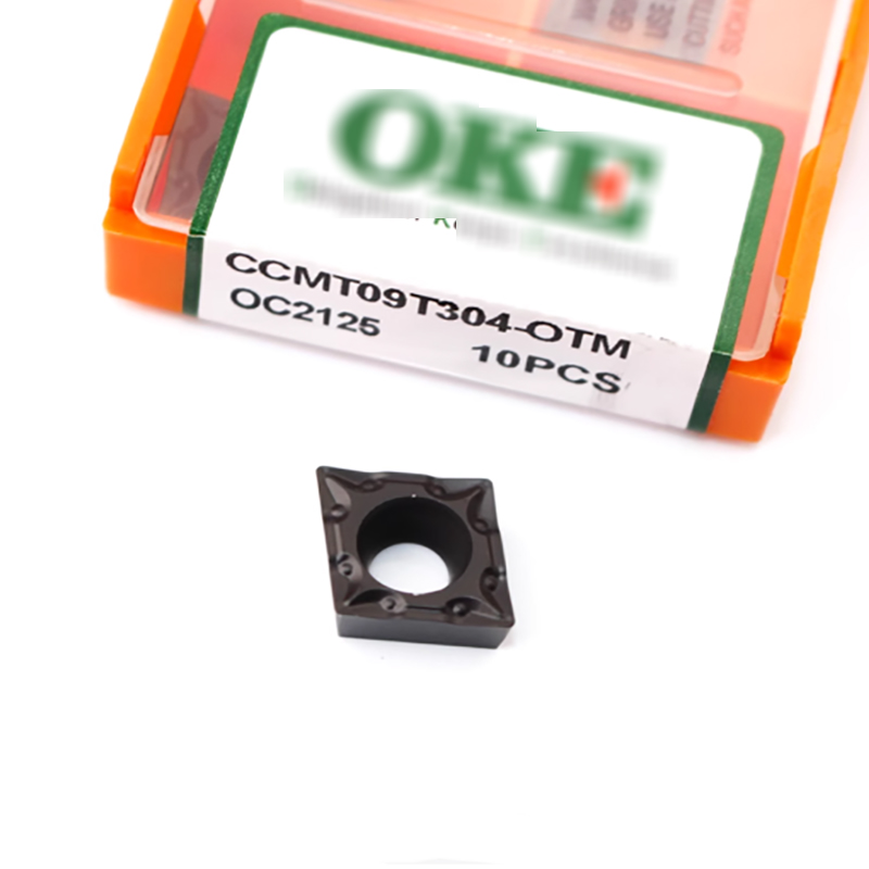 Original Lathe Diamond Single-Sided CNC Insert Ccmt120404-Otm Oc2125 - Specialized for Steel Machining