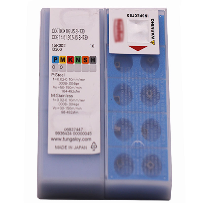 High Quality Cutting Tool Side Grind CNC Insert for Aluminum Machining Ccgt03X102-Js