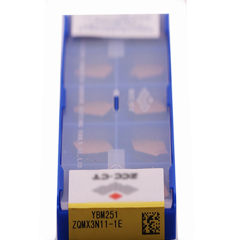 Cemented Tungsten Lathe Carbide Milling Insert for CNC Machining Zqmx3n11-1e Ybm251